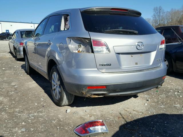 JM3TB28A780145765 - 2008 MAZDA CX-9 SILVER photo 3