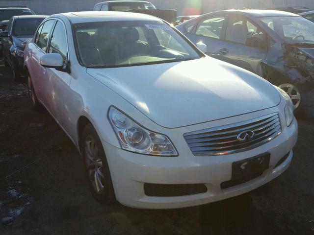 JNKBV61F57M802870 - 2007 INFINITI G35 WHITE photo 1