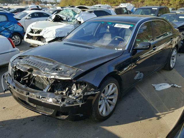 WBAHN83578DT87299 - 2008 BMW 750 LI BLACK photo 2