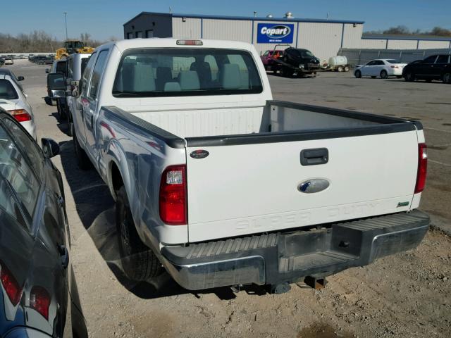 1FT7W2A65BEC39951 - 2011 FORD F250 SUPER WHITE photo 3