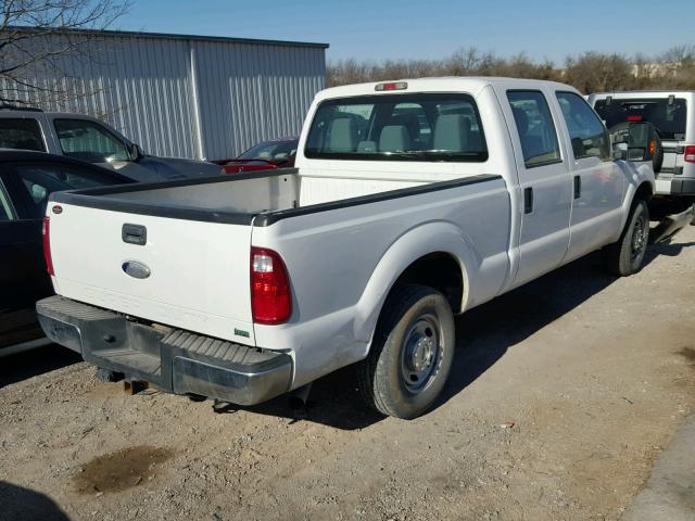 1FT7W2A65BEC39951 - 2011 FORD F250 SUPER WHITE photo 4