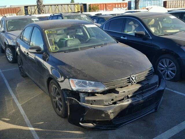 3VWDZ7AJ2BM317721 - 2011 VOLKSWAGEN JETTA SE BLACK photo 1