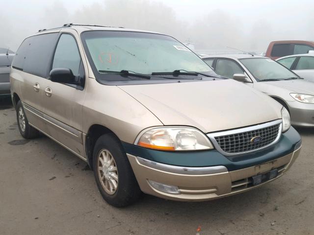 2FMZA5246YBB60858 - 2000 FORD WINDSTAR S GOLD photo 1