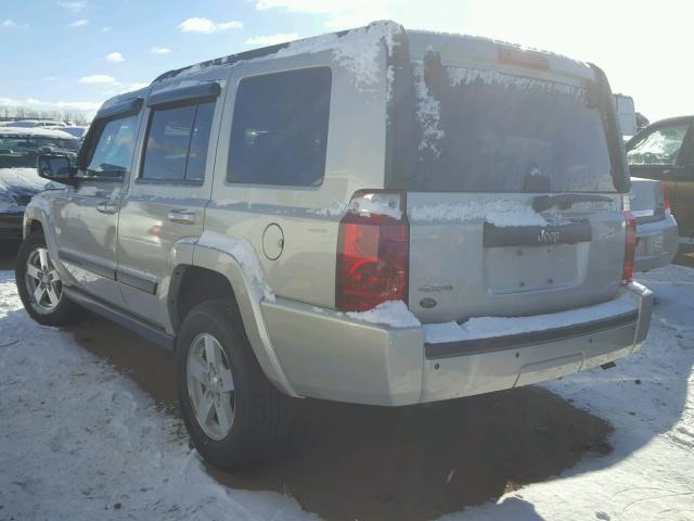 1J8HG48K48C168593 - 2008 JEEP COMMANDER GRAY photo 3