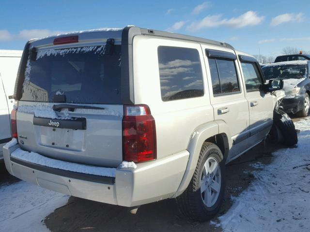 1J8HG48K48C168593 - 2008 JEEP COMMANDER GRAY photo 4