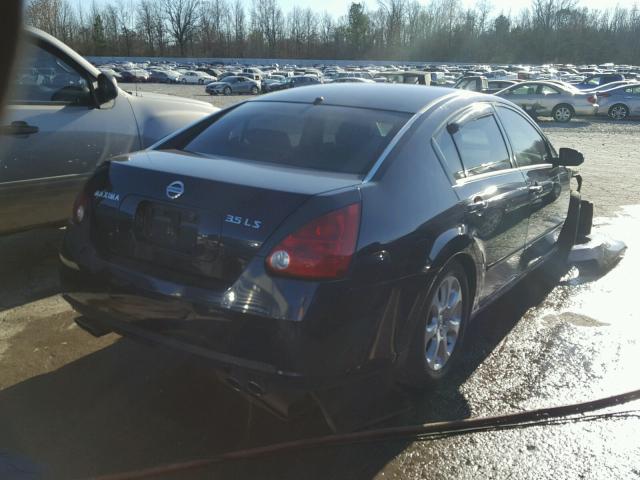 1N4BA41E97C803234 - 2007 NISSAN MAXIMA SE BLUE photo 4