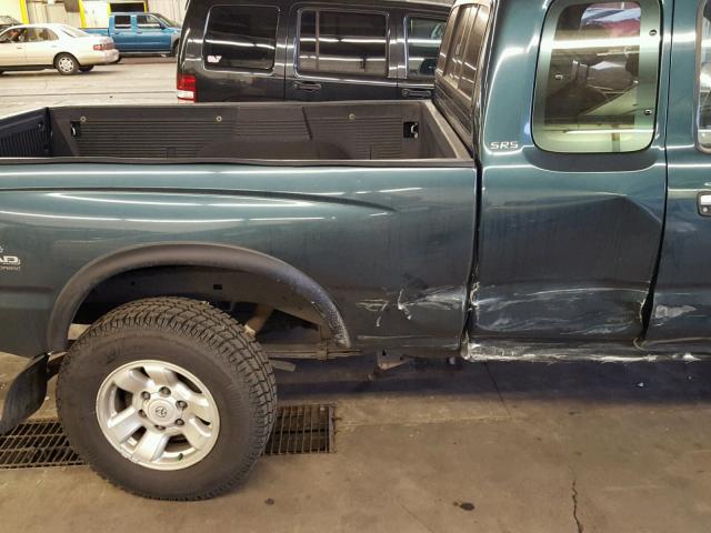 4TAWN72N5WZ157911 - 1998 TOYOTA TACOMA XTR GREEN photo 9