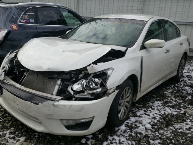 1N4AL3AP9EC166375 - 2014 NISSAN ALTIMA 2.5 WHITE photo 2