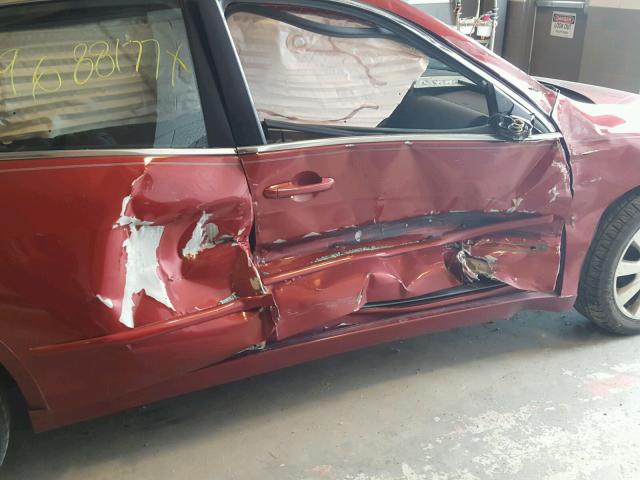 1HGCM66517A033554 - 2007 HONDA ACCORD EX RED photo 9