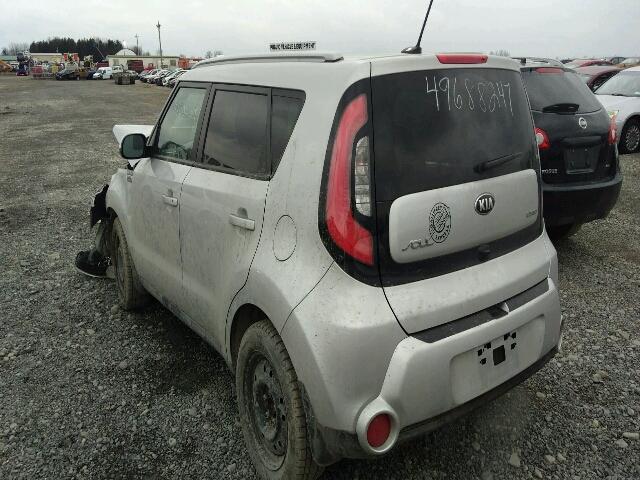 KNDJP3A51E7734902 - 2014 KIA SOUL + SILVER photo 3