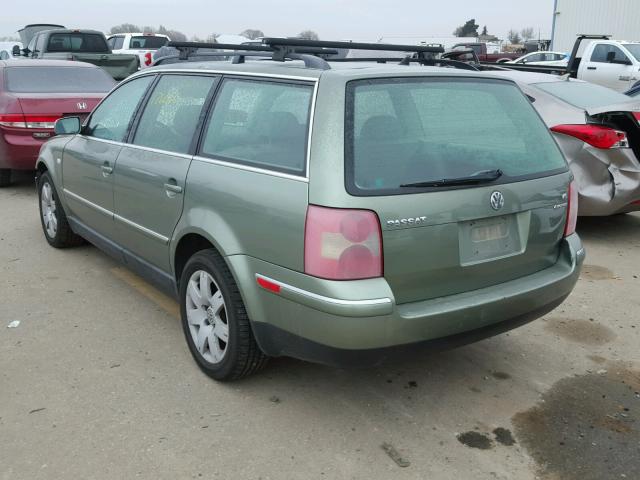 WVWYH63B93E122276 - 2003 VOLKSWAGEN PASSAT GLX 绿色 照片 3