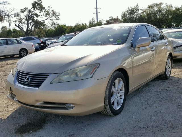 JTHBJ46G972084608 - 2007 LEXUS ES 350 GOLD photo 2