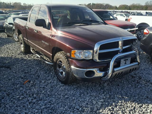 1D7HA18D44S776872 - 2004 DODGE RAM 1500 S MAROON photo 1