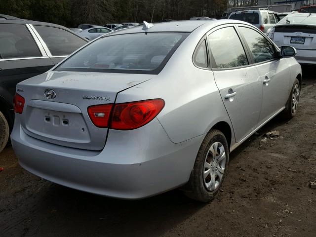 KMHDU46D79U805616 - 2009 HYUNDAI ELANTRA GL SILVER photo 4