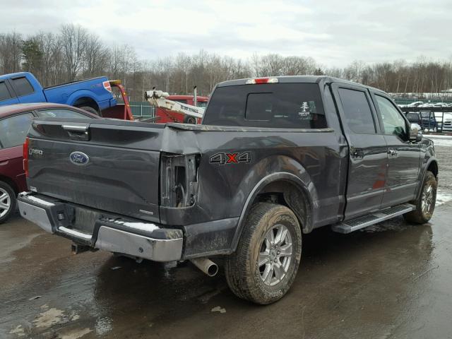 1FTFW1EF4GFC10703 - 2016 FORD F150 SUPER GRAY photo 4