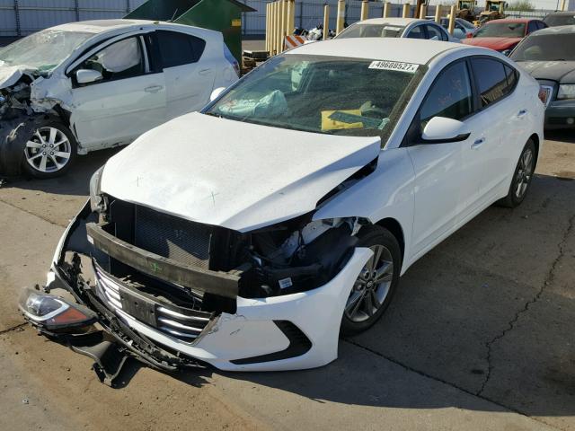 5NPD84LFXHH000412 - 2017 HYUNDAI ELANTRA SE WHITE photo 2