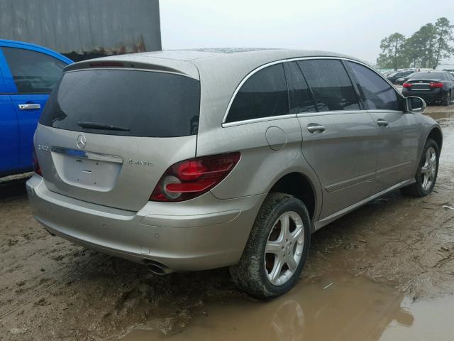 4JGCB75E06A003547 - 2006 MERCEDES-BENZ R 500 GRAY photo 4