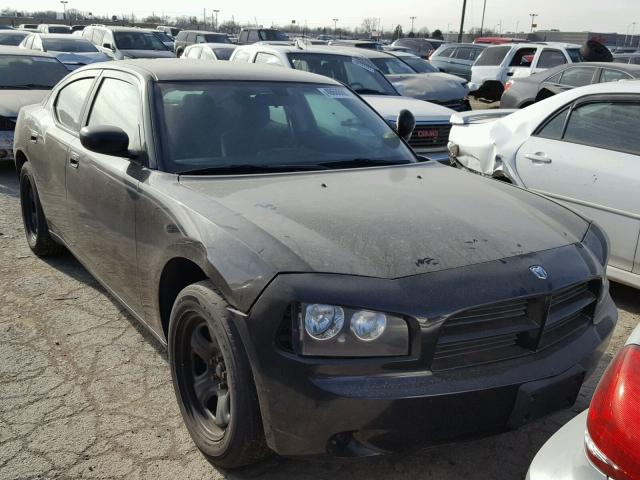 2B3AA4CV1AH203428 - 2010 DODGE CHARGER BLACK photo 1