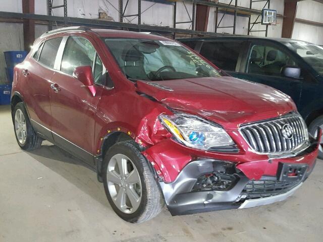 KL4CJGSB9FB071013 - 2015 BUICK ENCORE RED photo 1