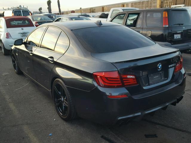 WBAFR9C57BC757682 - 2011 BMW 550 I BLACK photo 3