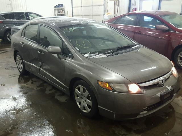 1HGFA16526L123243 - 2006 HONDA CIVIC LX GRAY photo 1