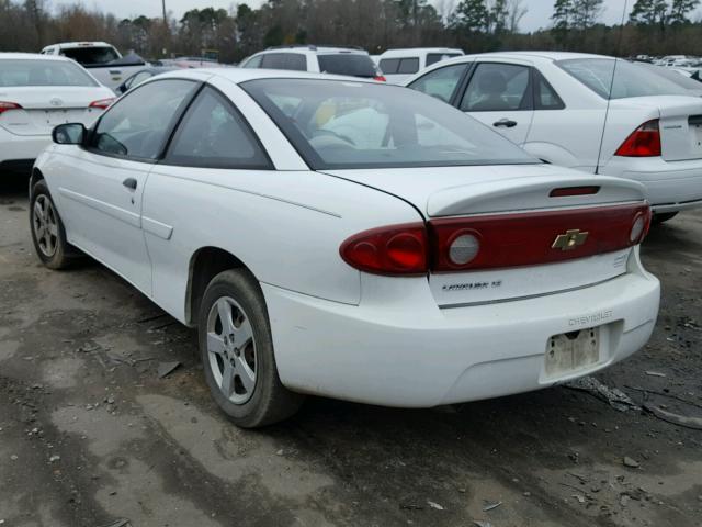 1G1JF12F247345238 - 2004 CHEVROLET CAVALIER L WHITE photo 3