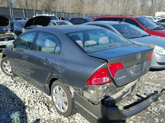 1HGFA16577L023012 - 2007 HONDA CIVIC LX SILVER photo 3