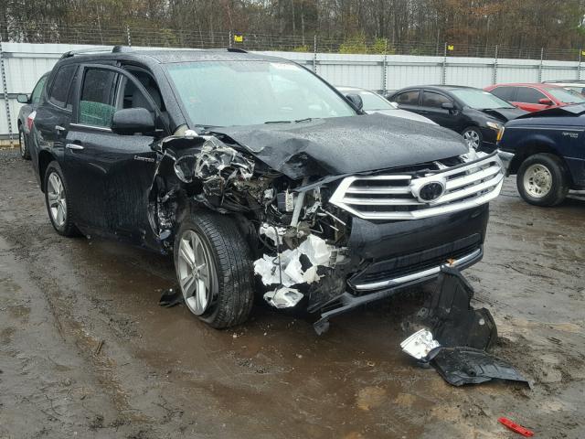 5TDYK3EHXBS041099 - 2011 TOYOTA HIGHLANDER BLACK photo 1