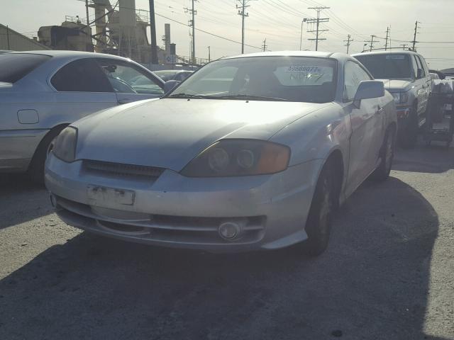 KMHHM65D74U152261 - 2004 HYUNDAI TIBURON SILVER photo 2