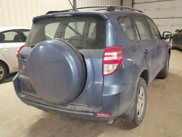 2T3BF4DV7BW121739 - 2011 TOYOTA RAV4 BLUE photo 4