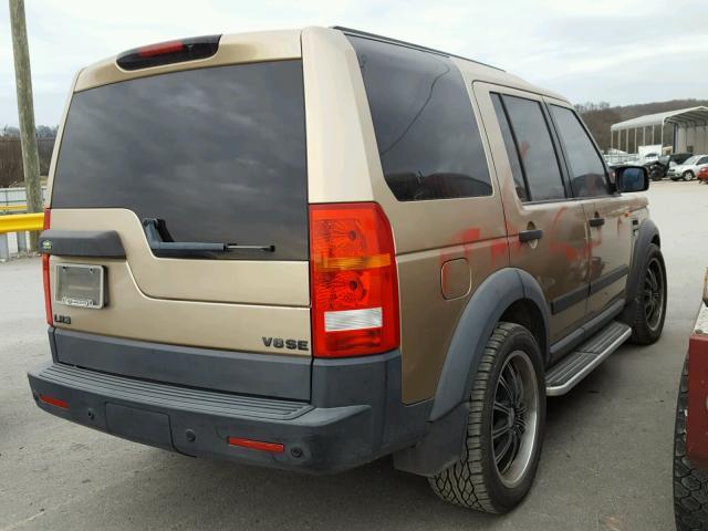 SALAA25415A304862 - 2005 LAND ROVER LR3 TAN photo 4