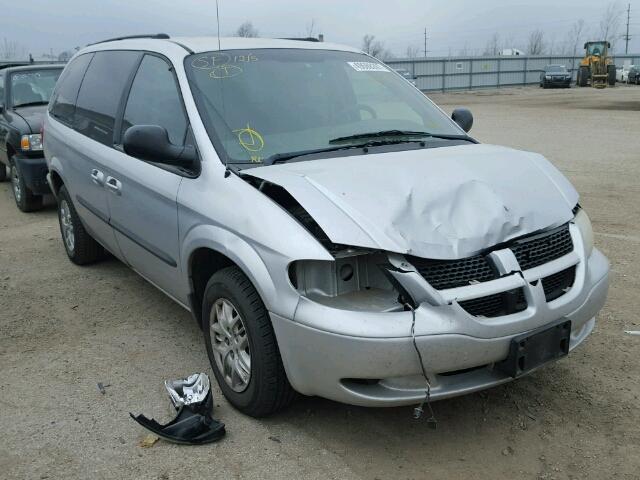 1D4GP44393B252458 - 2003 DODGE GRAND CARA SILVER photo 1