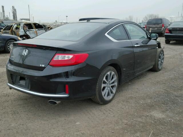 1HGCT2B83FA800377 - 2015 HONDA ACCORD EXL BLACK photo 4