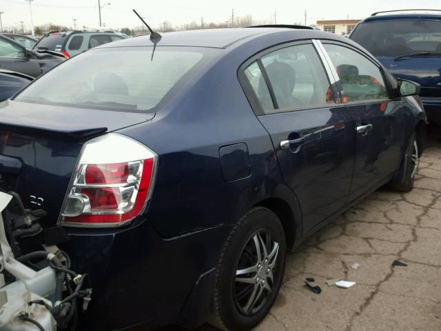 3N1AB61E57L645867 - 2007 NISSAN SENTRA 2.0 BLUE photo 4