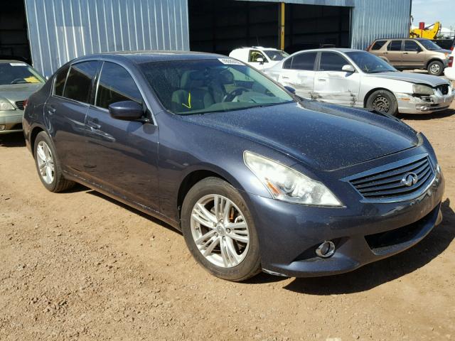 JN1CV6AP1CM623334 - 2012 INFINITI G37 BASE BLUE photo 1