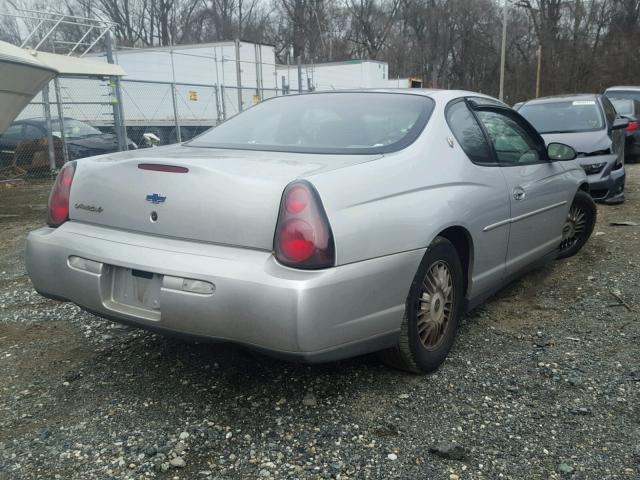 2G1WW12E6Y9177461 - 2000 CHEVROLET MONTE CARL 银色 照片 4