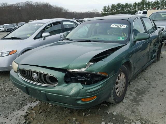 1G4HP54K134145435 - 2003 BUICK LESABRE CU GREEN photo 2