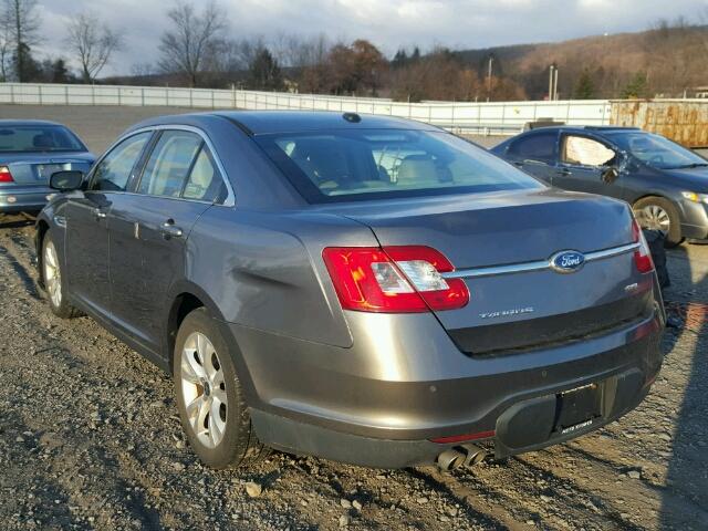 1FAHP2EW2BG103508 - 2011 FORD TAURUS SEL GRAY photo 3