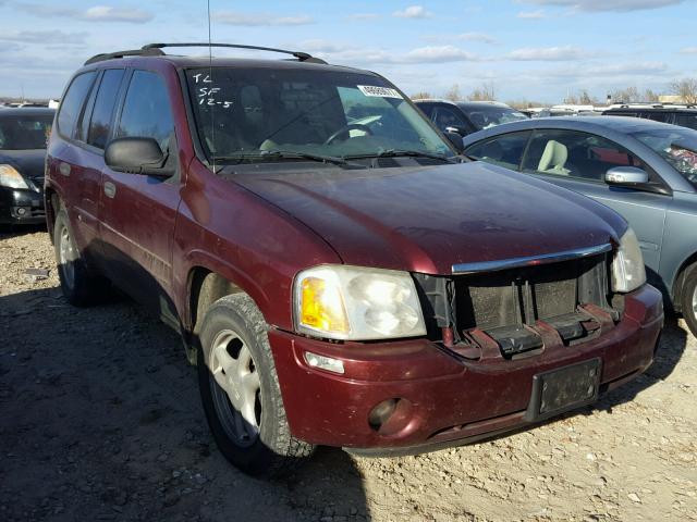 1GKDT13S442111239 - 2004 GMC ENVOY MAROON photo 1