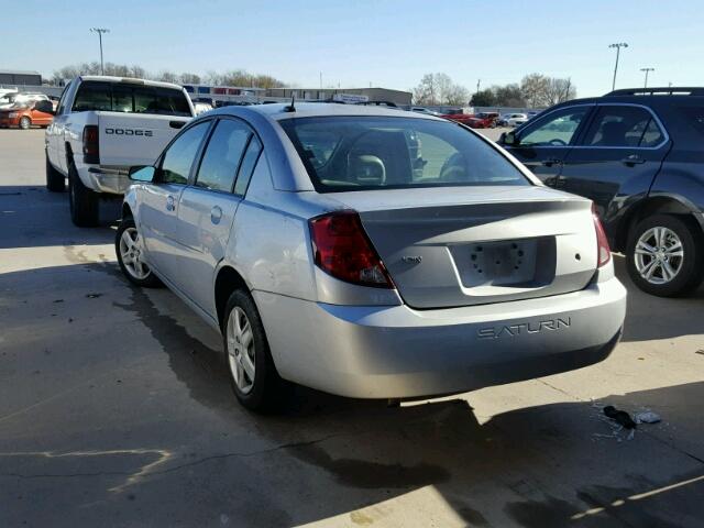 1G8AZ55F67Z130014 - 2007 SATURN ION LEVEL SILVER photo 3