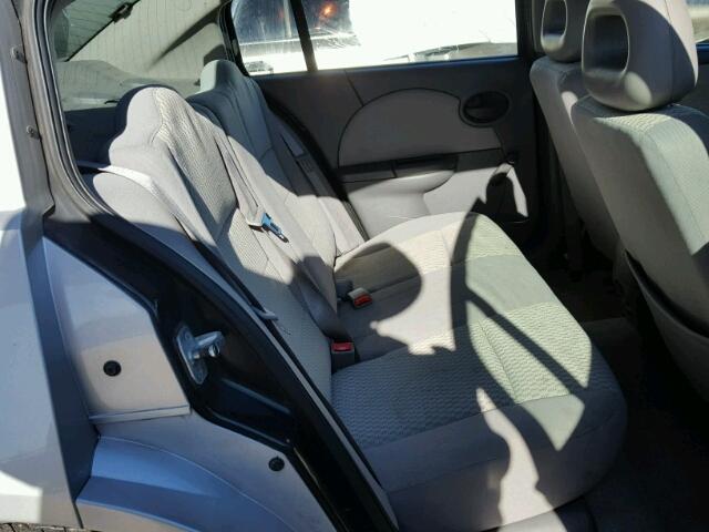 1G8AZ55F67Z130014 - 2007 SATURN ION LEVEL SILVER photo 6