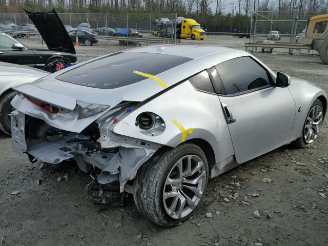 JN1AZ4EH6EM634934 - 2014 NISSAN 370Z BASE SILVER photo 4