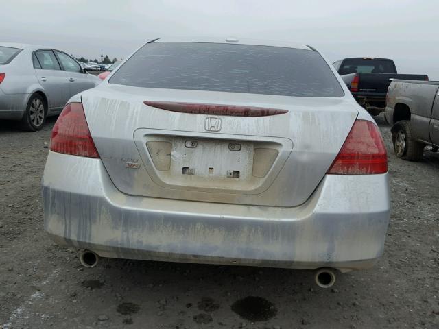 1HGCM65576A068972 - 2006 HONDA ACCORD EX SILVER photo 10