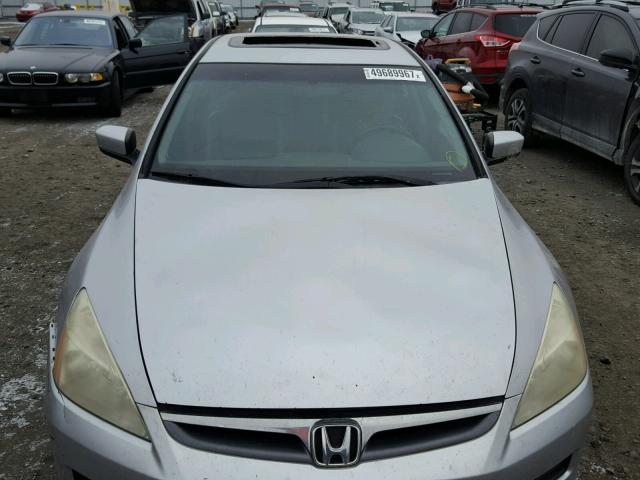 1HGCM65576A068972 - 2006 HONDA ACCORD EX SILVER photo 9