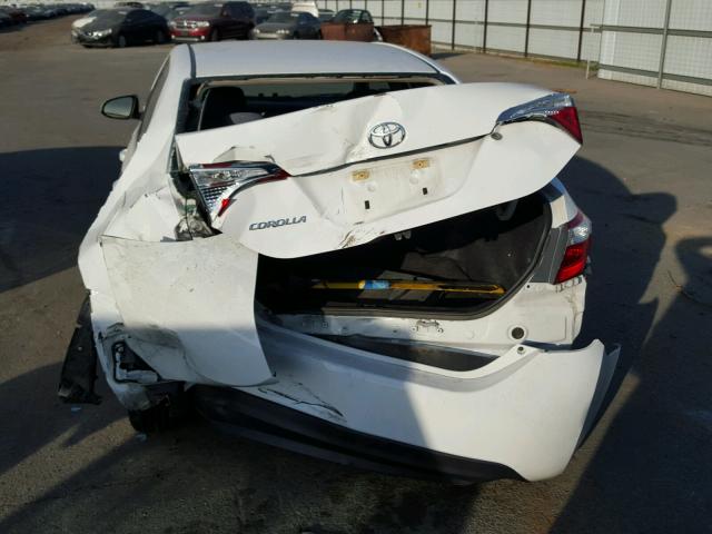 5YFBURHEXEP159915 - 2014 TOYOTA COROLLA L WHITE photo 9