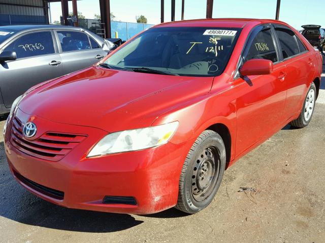 4T1BE46K87U101845 - 2007 TOYOTA CAMRY NEW RED photo 2