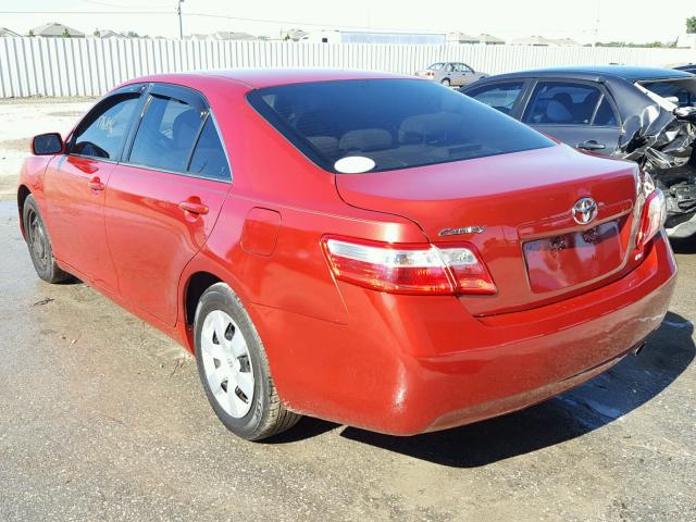 4T1BE46K87U101845 - 2007 TOYOTA CAMRY NEW RED photo 3