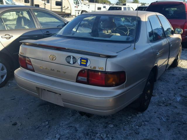 4T1BF12K8TU136638 - 1996 TOYOTA CAMRY LE TAN photo 4