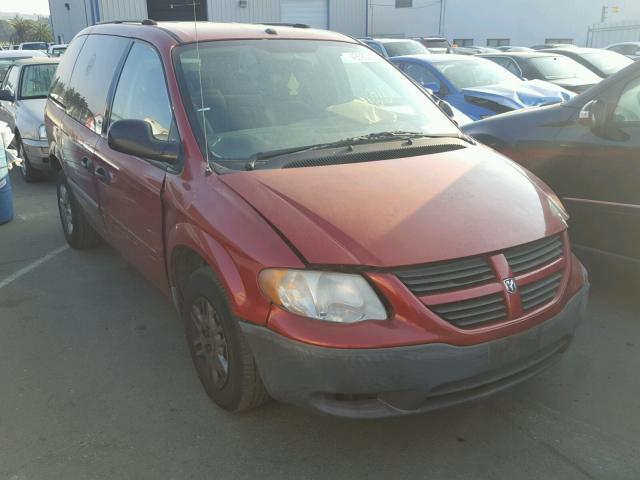 1D4GP25R47B172255 - 2007 DODGE CARAVAN SE BURGUNDY photo 1