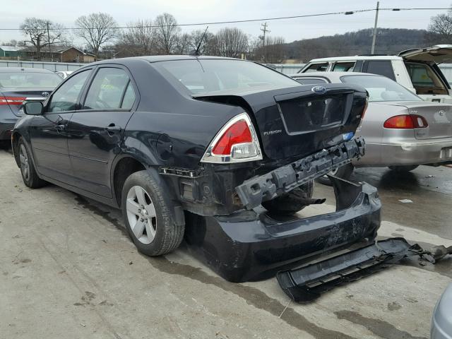 3FAHP07Z57R271512 - 2007 FORD FUSION SE BLACK photo 3